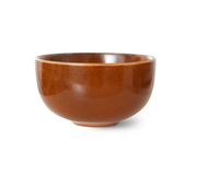 Chef ceramics: bowl, burned orange